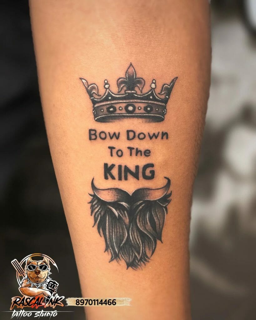 Gangster King Crown Tattoo