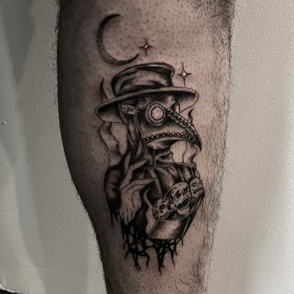 Gothic Plague Doctor Tattoo