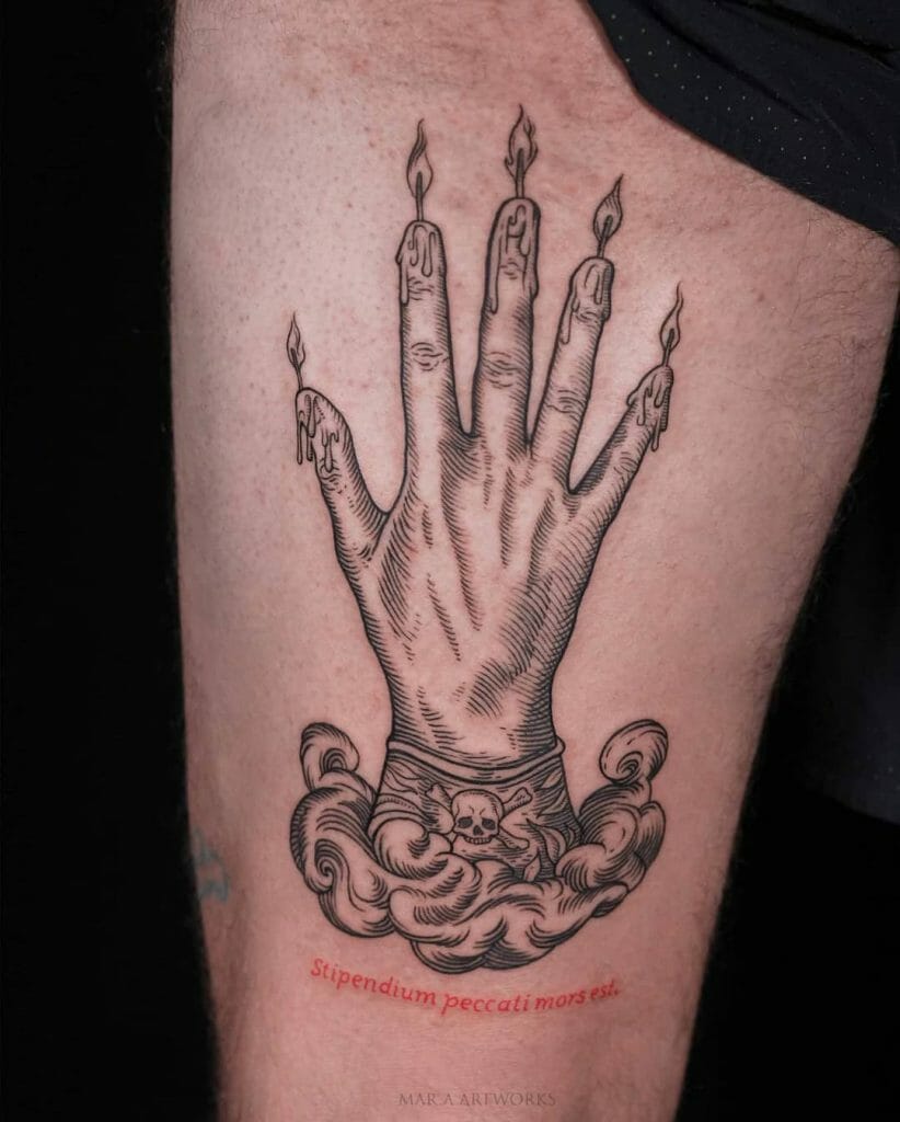 Hand Of Glory Tattoo