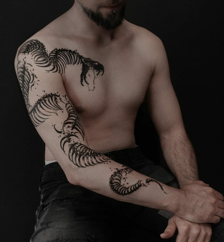 Japanese Snake Tattoo Ideas on Shoulder ideas