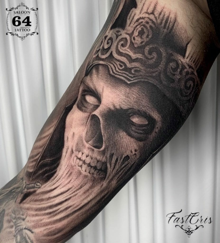 King Of The Dead Para LOTR Cast Tattoo