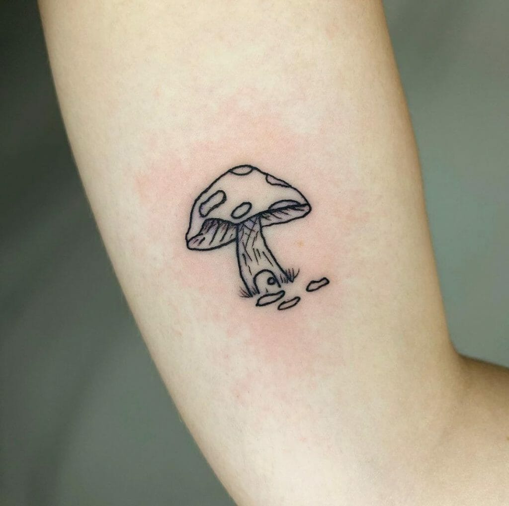Little Mushroom Tattoos