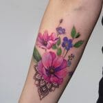 Mandala Lotus Flower Tattoos
