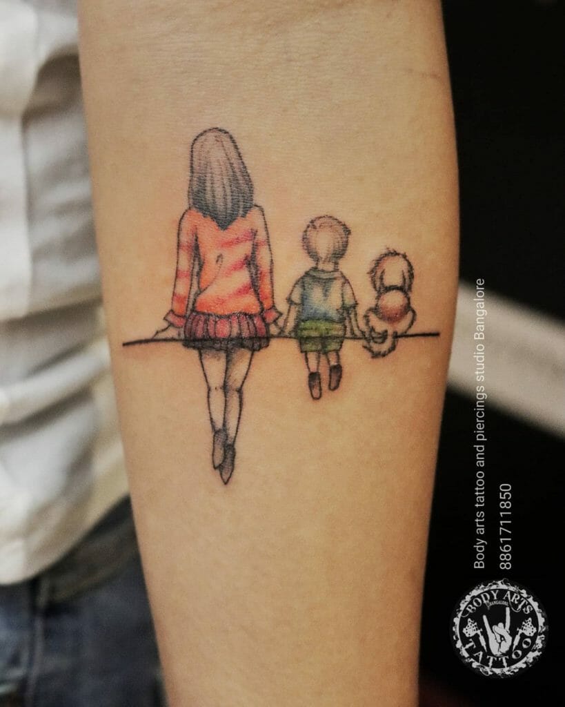 Mother And Child Tattoo
