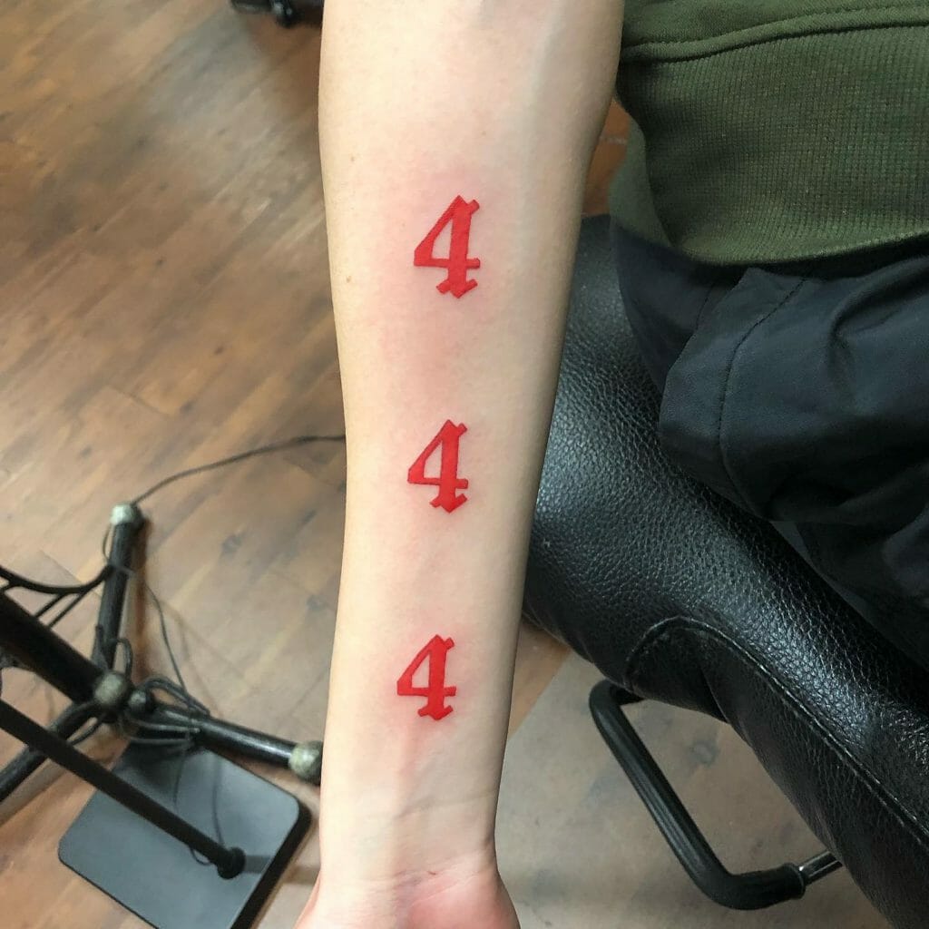 Number 4 Tattoos