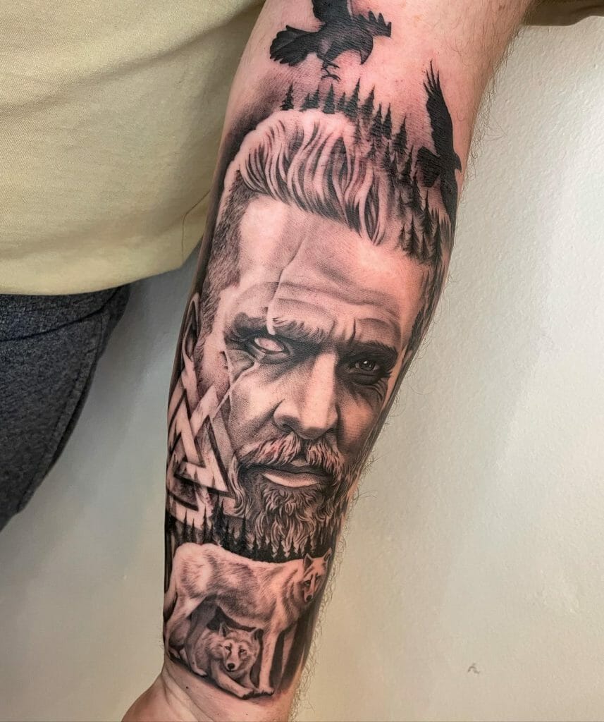 Odin Morph Tattoo Design
