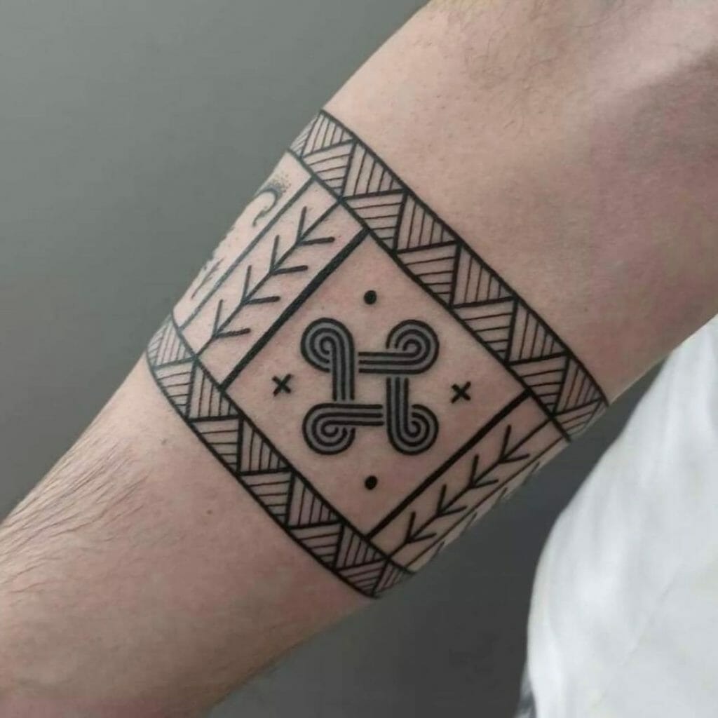 Polynesian Arm Band Tattoo