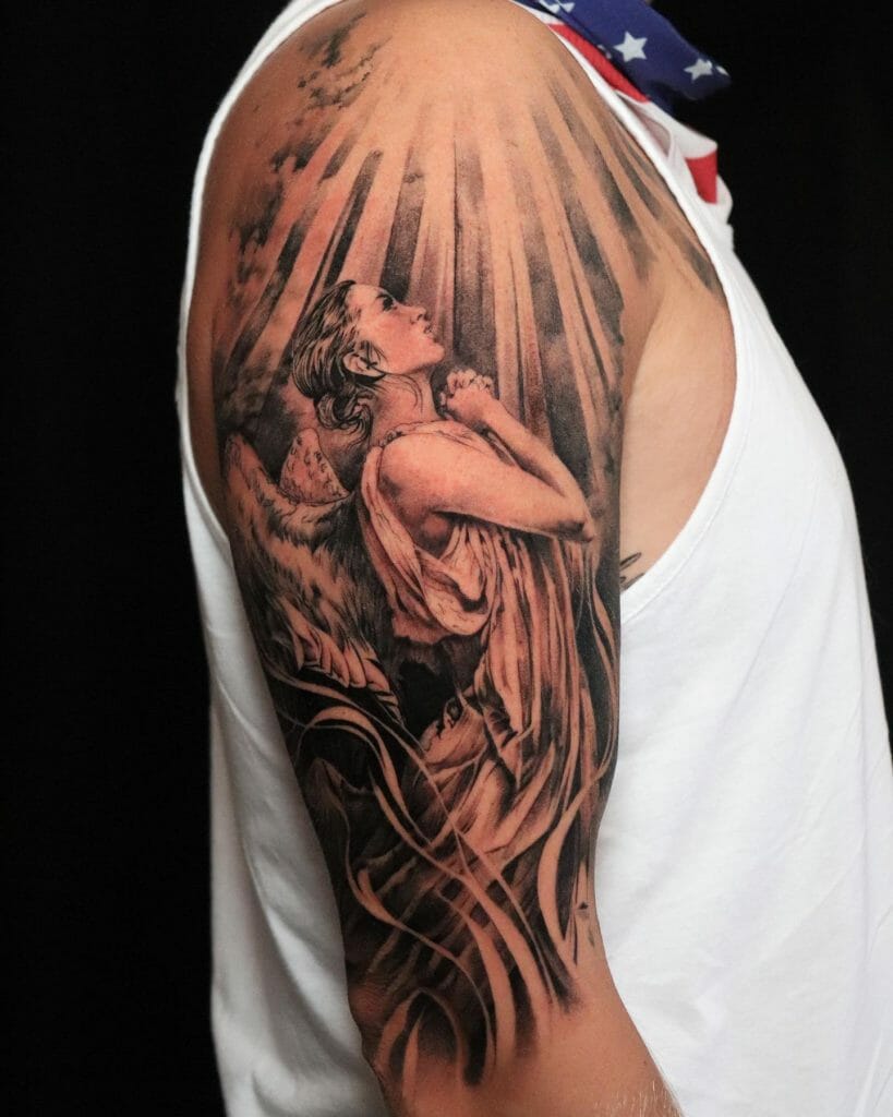 101 Best Female Guardian Angel Tattoo Ideas That Will Blow Your Mind! -  Outsons