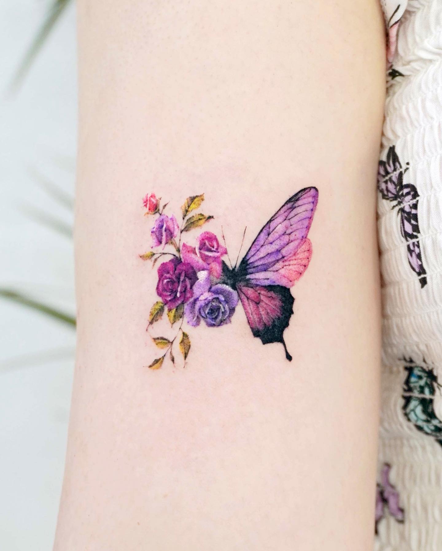 101 Best Rose And Butterfly Tattoo Ideas That Will Blow Your Mind ...