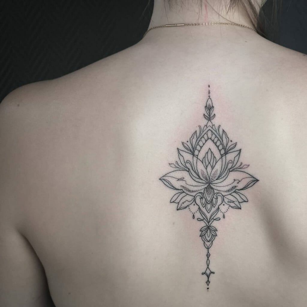 Sacred Symbols Mandala X Lotus Tattoo