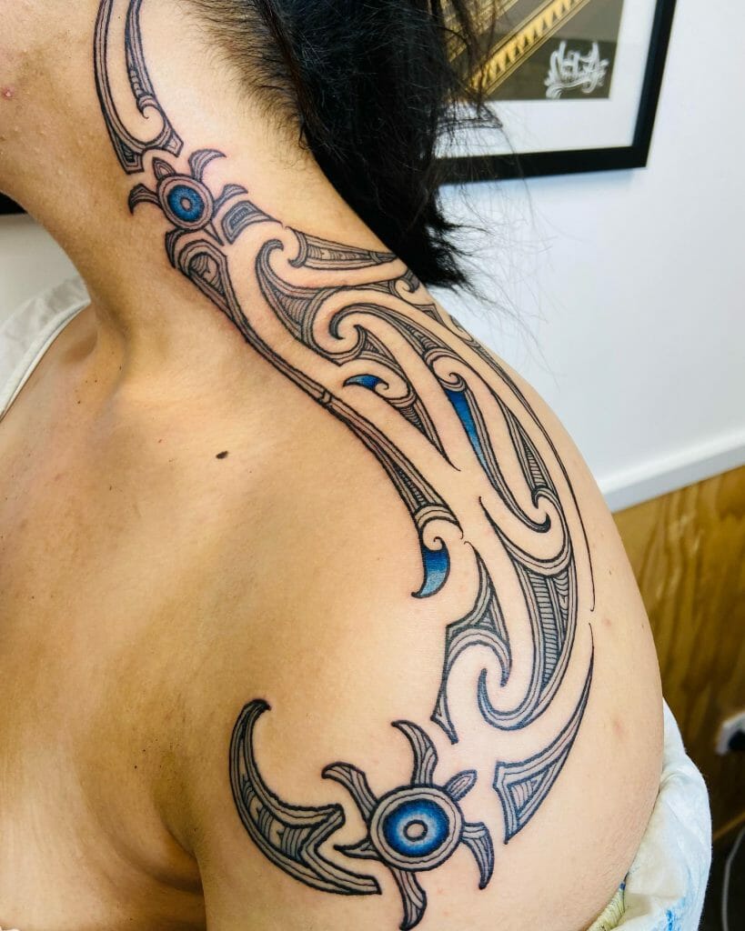 Shoulder Piece Ta Moko Tattoo