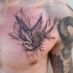 Simple Black Tattoo Cover-up Ideas