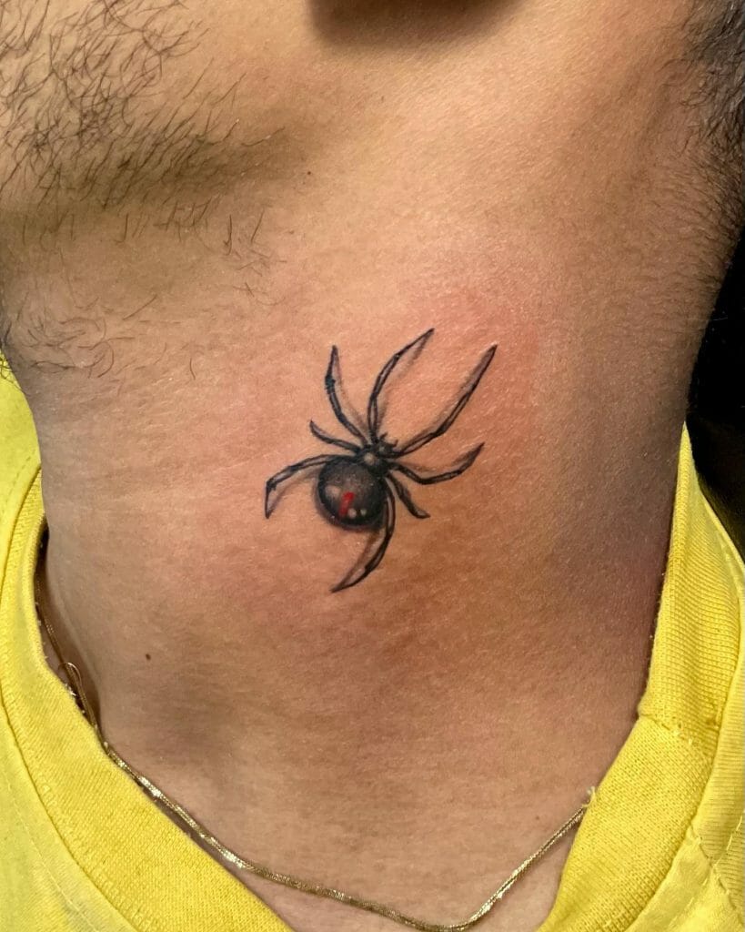 Simple Small Spider Tattoo