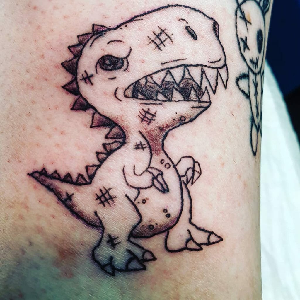 Sketch Dinosaur tattoo