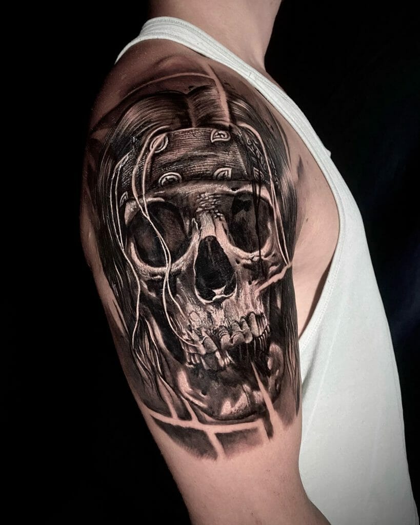 Skull Cover-Up Ink