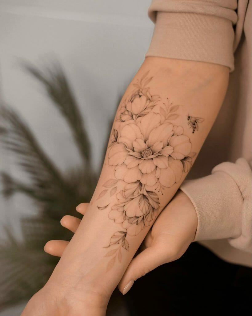 Small Magnolia Tattoo