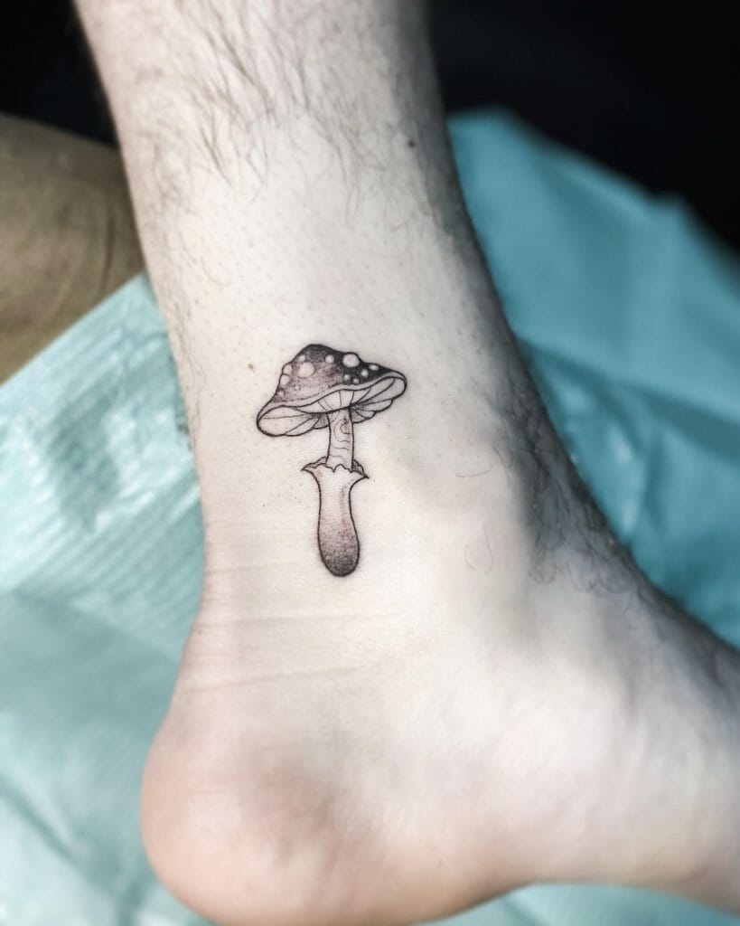 Small Mushroom Tattoo