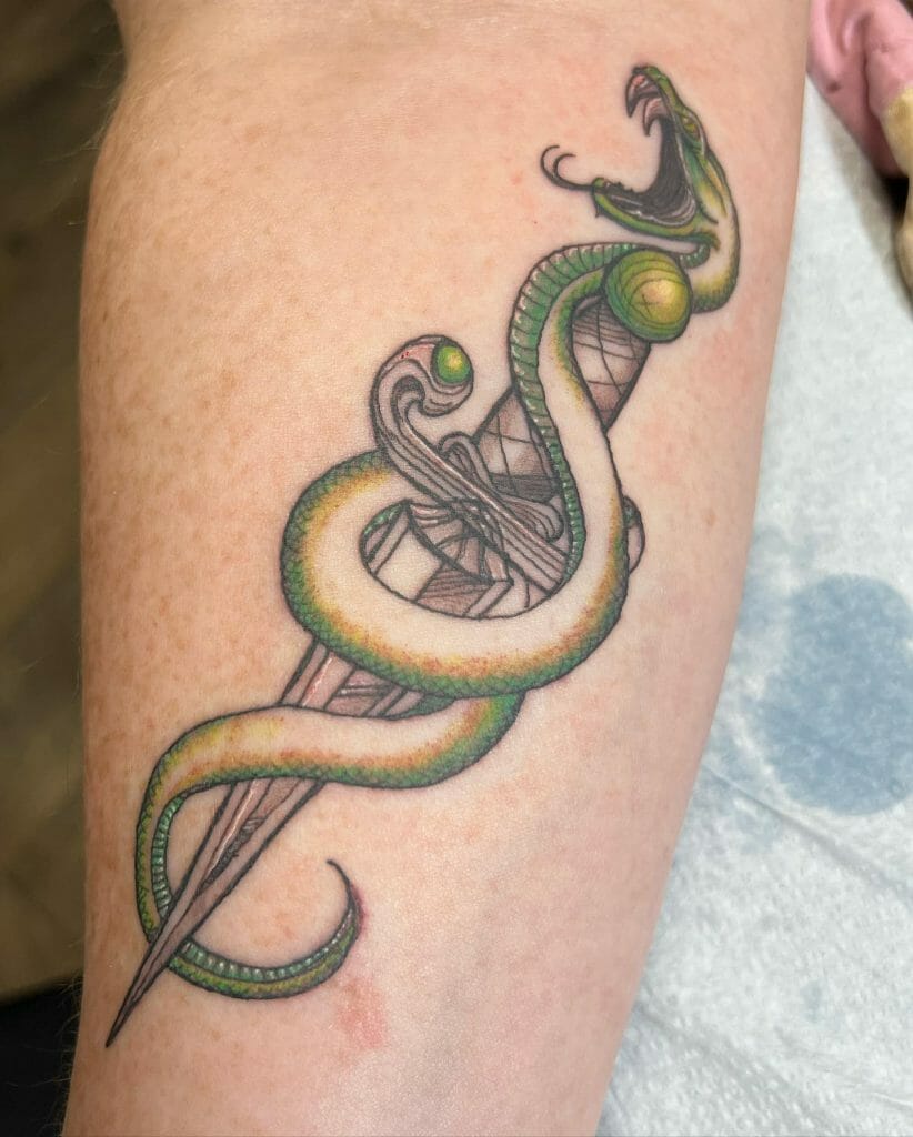 Snake And Dagger Tattoo ideas