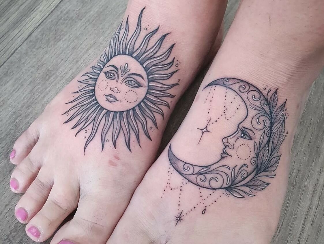 101 Best Sun And Moon Tattoo Meaning - Everything You Need To Know - Outsons