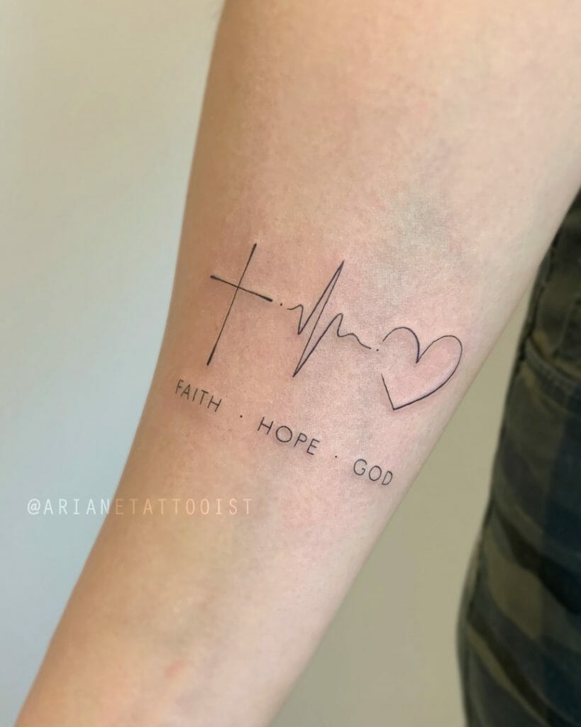 Symbolic Cross Tattoo Idea