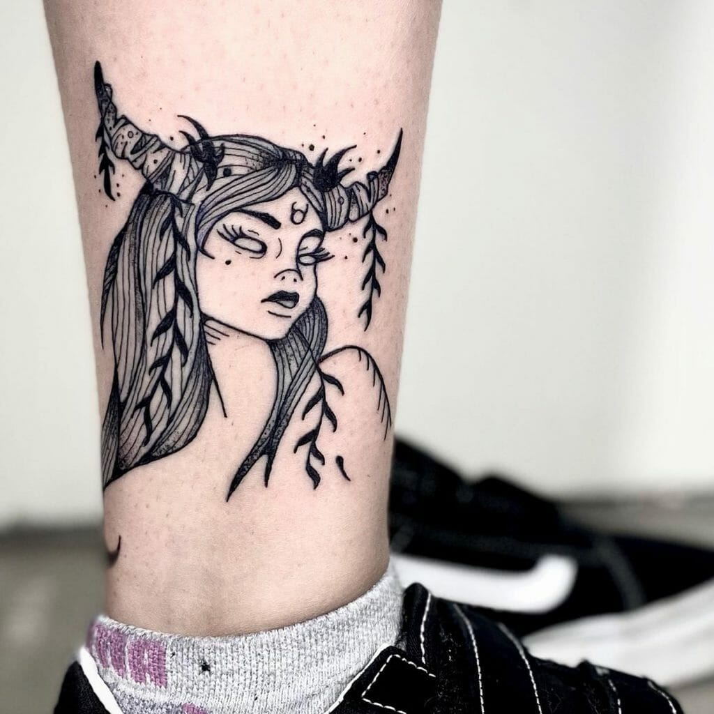 Taurus Goddess Tattoo