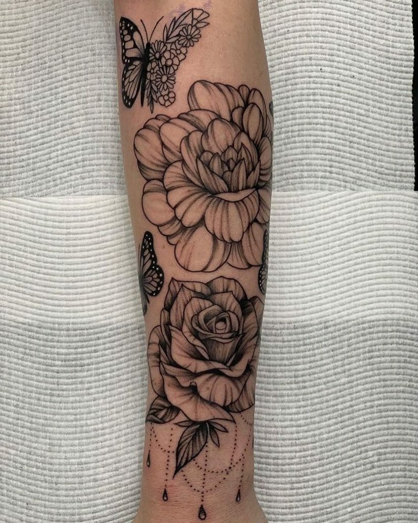 TATTOOS.ORG — Flower Arm Band Tattoo Artist: sarawmaudit...