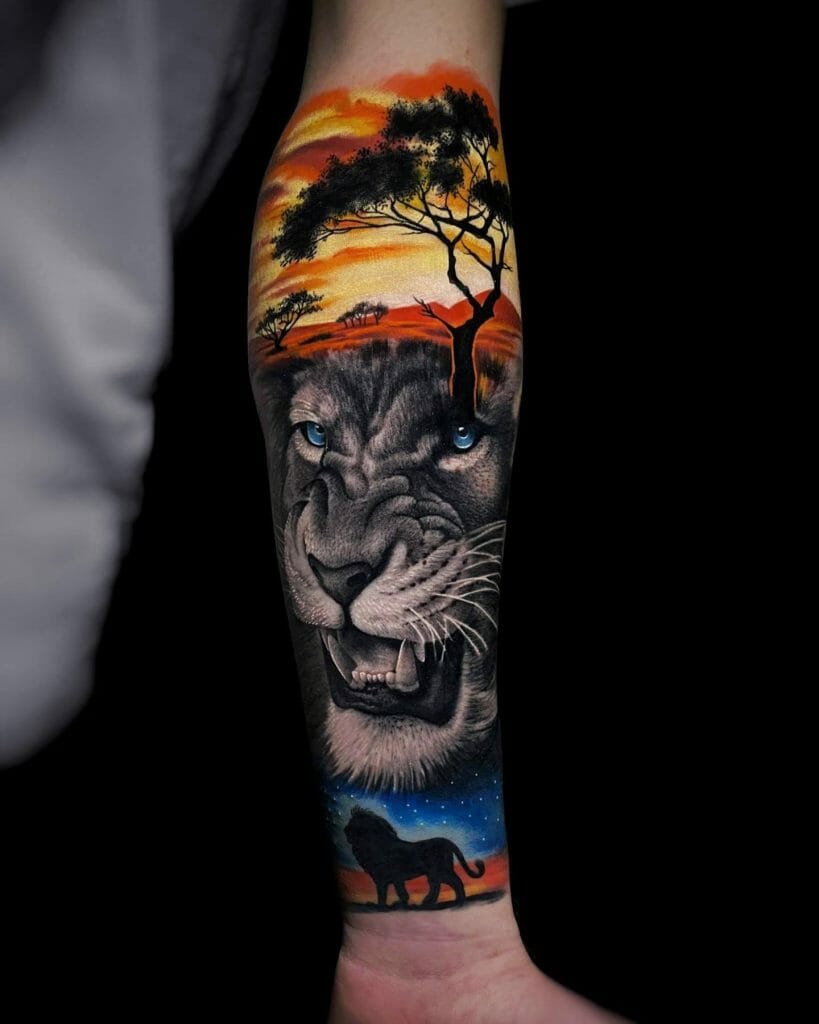 The King Of The Jungle Tattoo