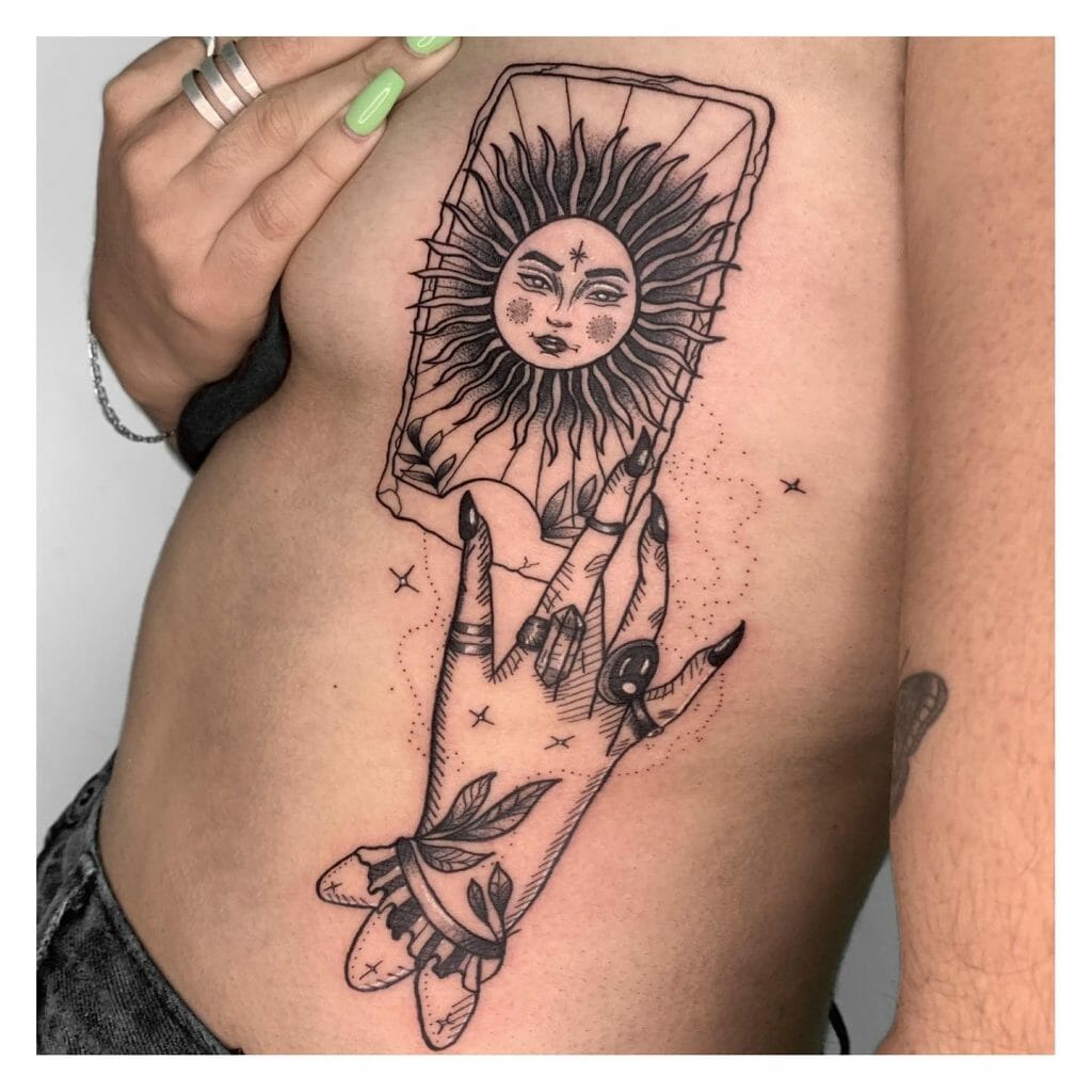 The Tarot Sun & Moon Tattoos