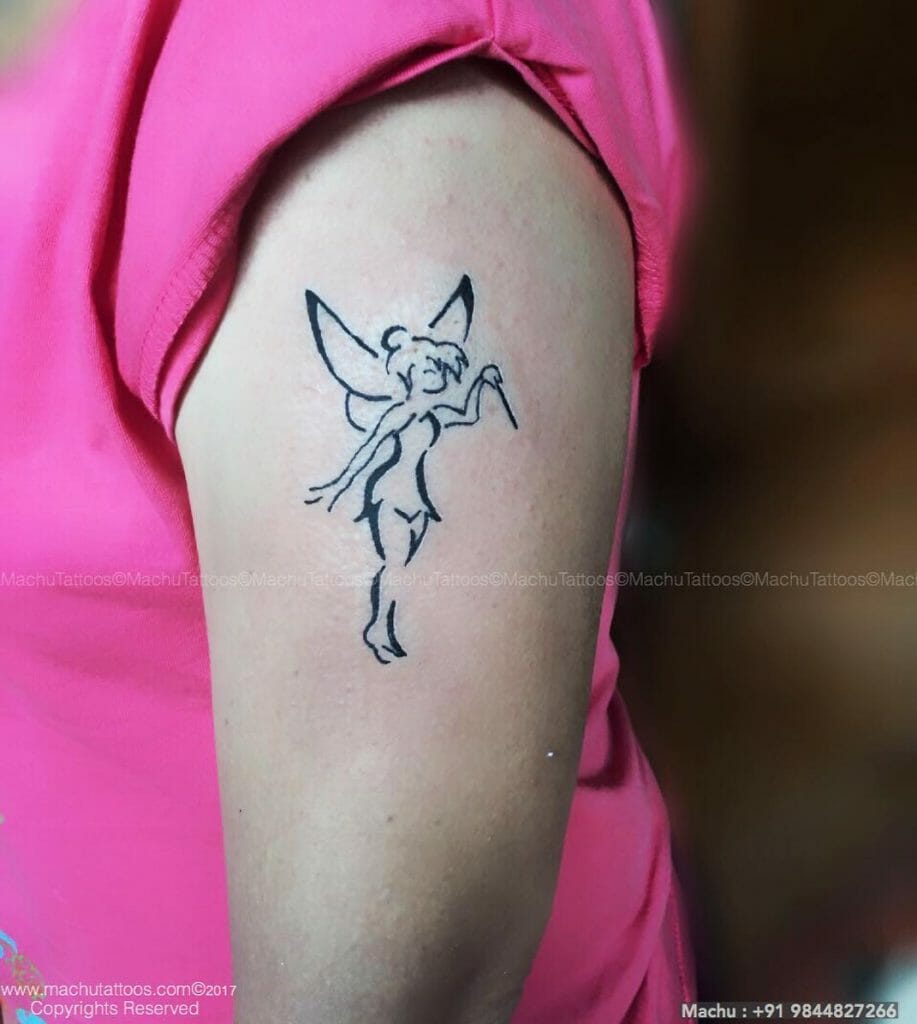 Tiny Tinkerbell Tattoo