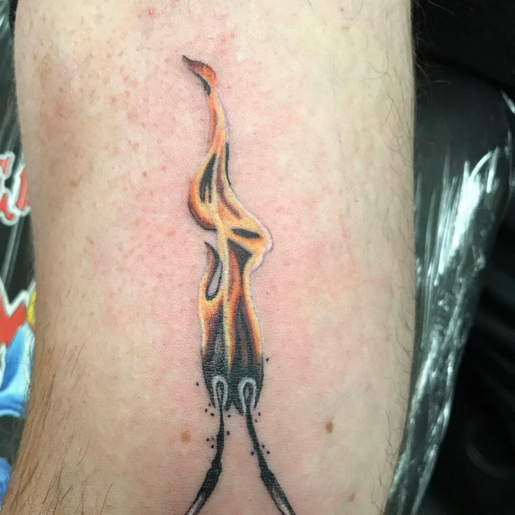 Simple Twin Flame Tattoo