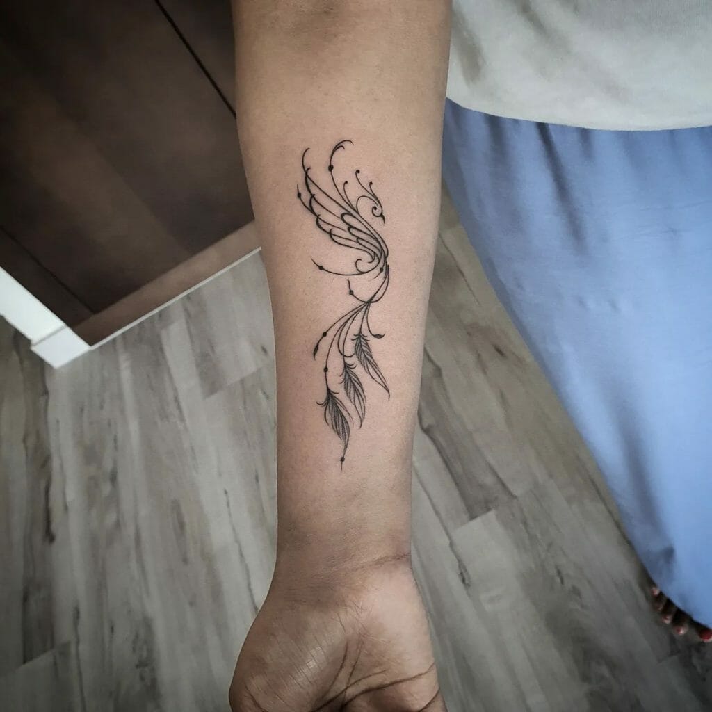 Unique Phoenix Tattoo