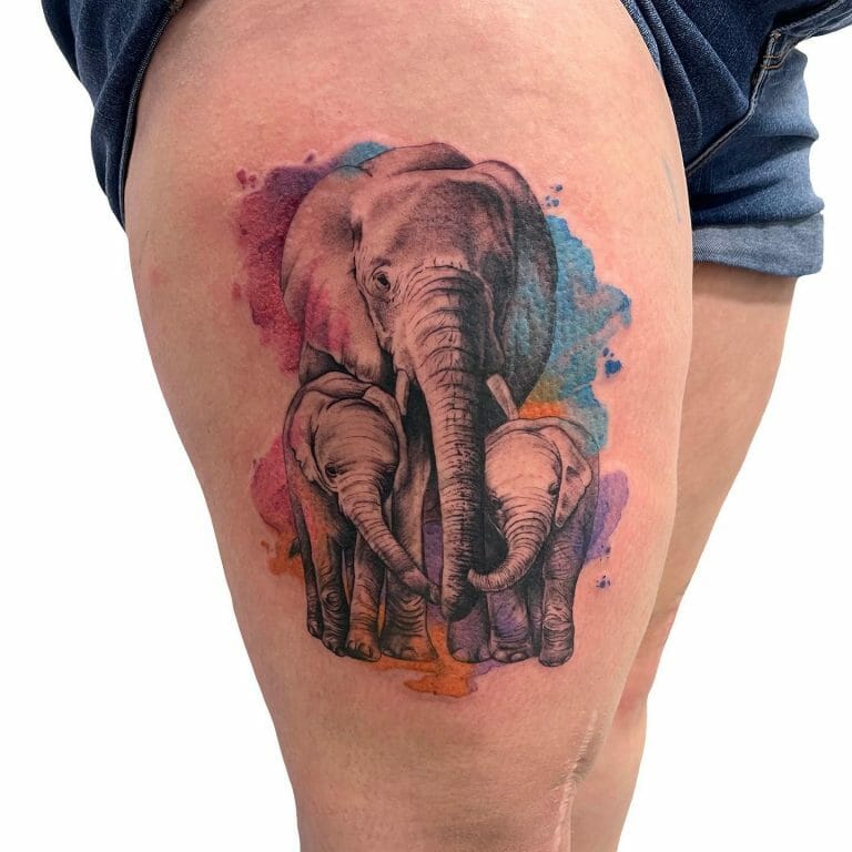101 Best Elephant Tattoo With Flowers That Will Blow Your Mind!