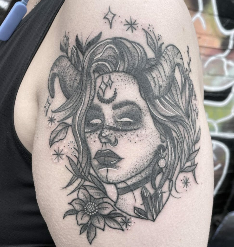 Feminine Taurus Tattoo