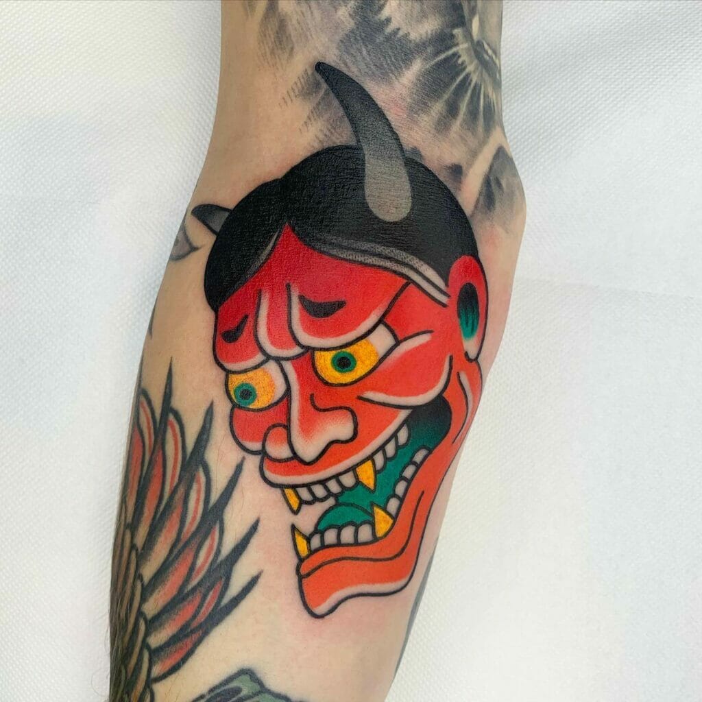 The Hannya Mask Tattoo Design