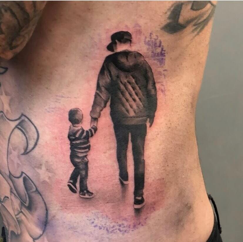 Uncle And Nephew Tattoo Design