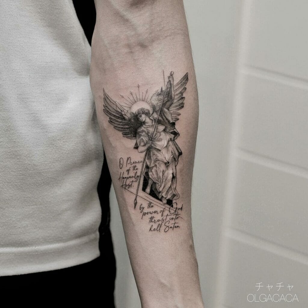 St. Michael Tattoo Meaning: Unveiling the Symbolic Meaning of the  Archangel's Inked Art - Impeccable Nest