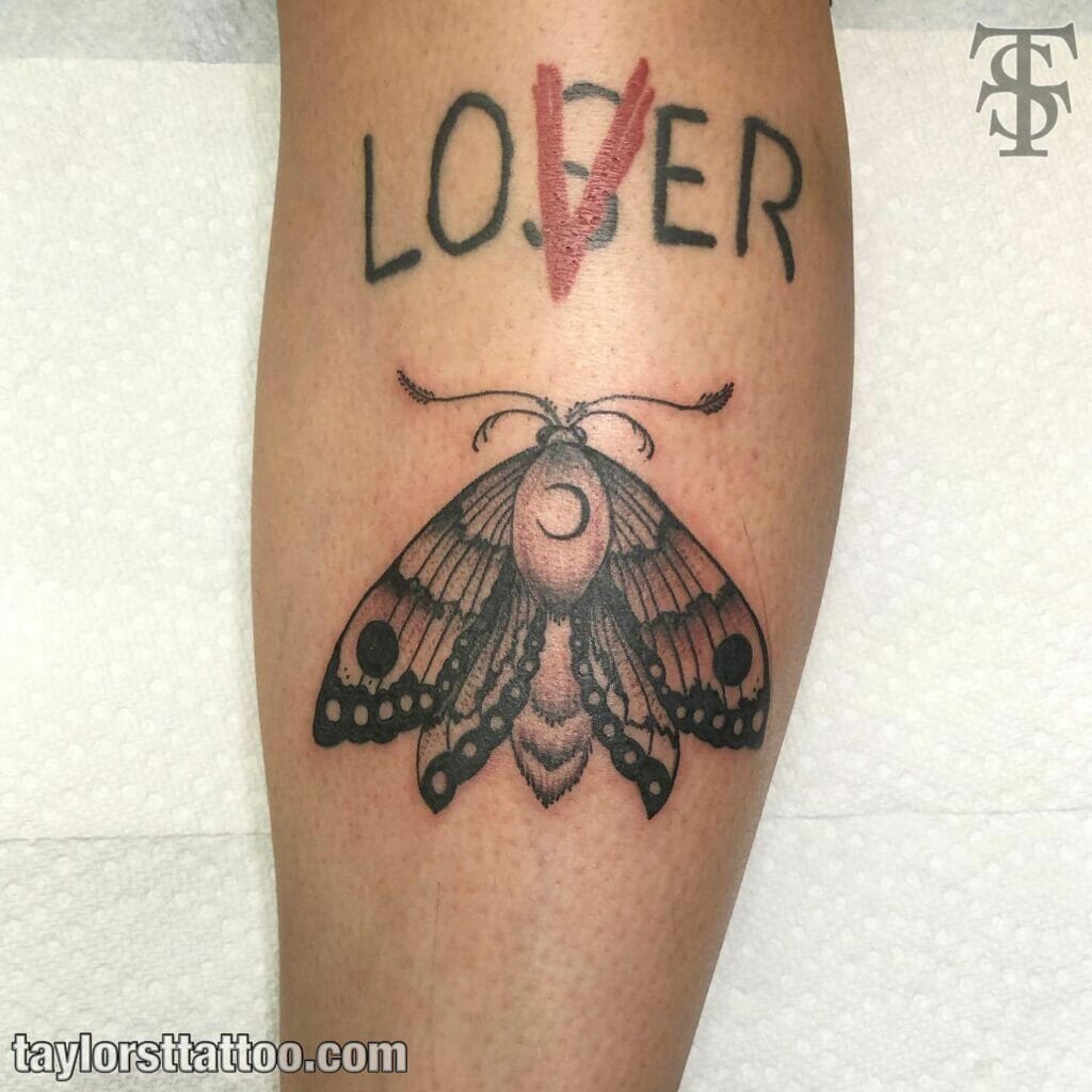 Moth Loser Lover Tattoo