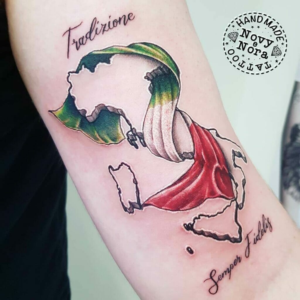 A Little Piece Of Italy In Me Tattoo