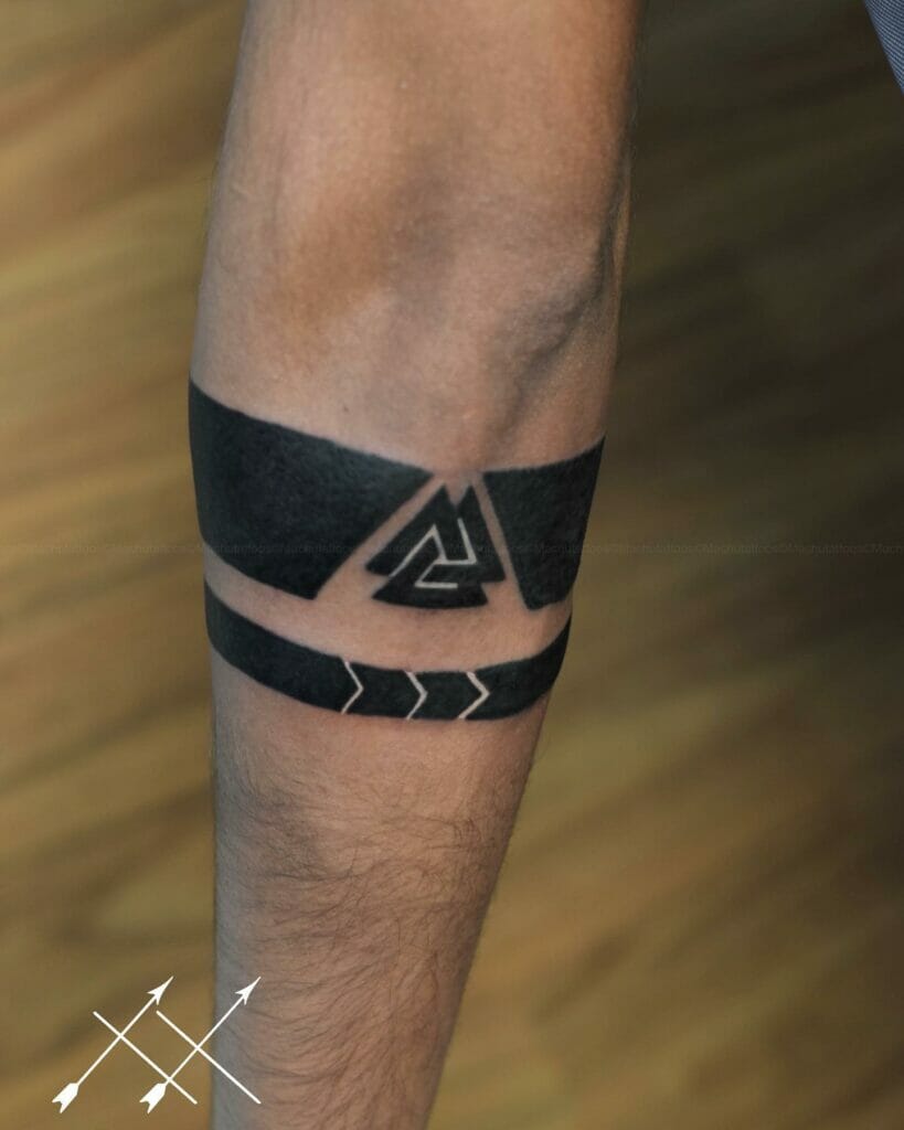 The Viking Triangle Armband Tattoo