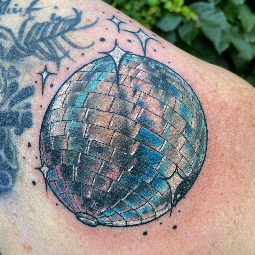 Disco Ball Tattoo