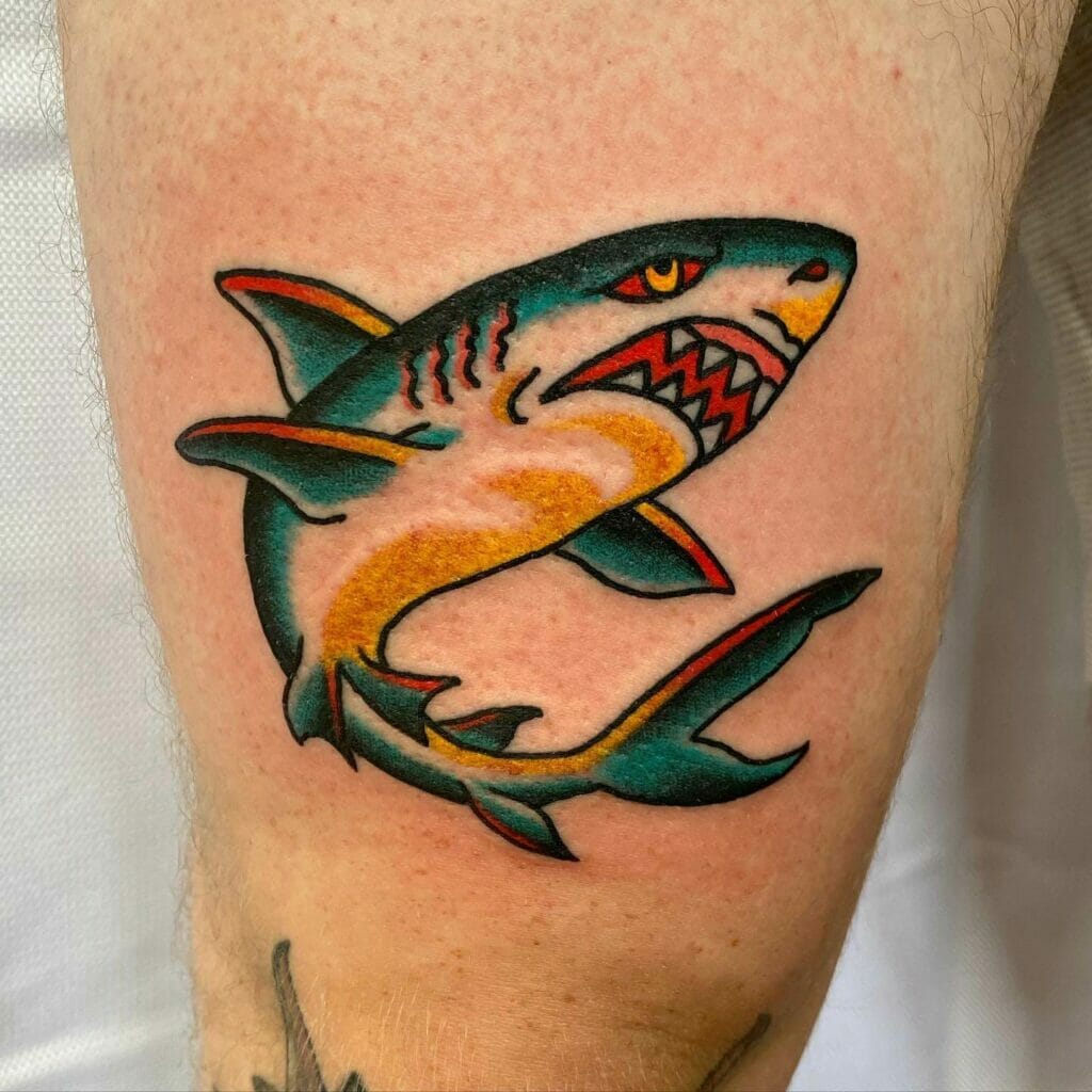 101 Best Traditional Shark Tattoo Designs That Will Blow Your Mind! -  Outsons