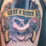Guns And Roses Alternative Logo Tattoo