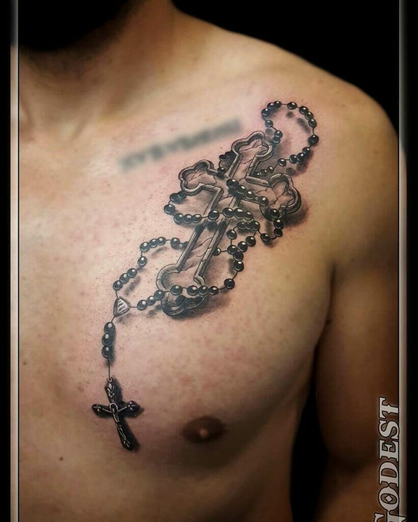 The Rosary Cross Tattoo
