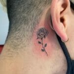 Behind Ear Tattoo