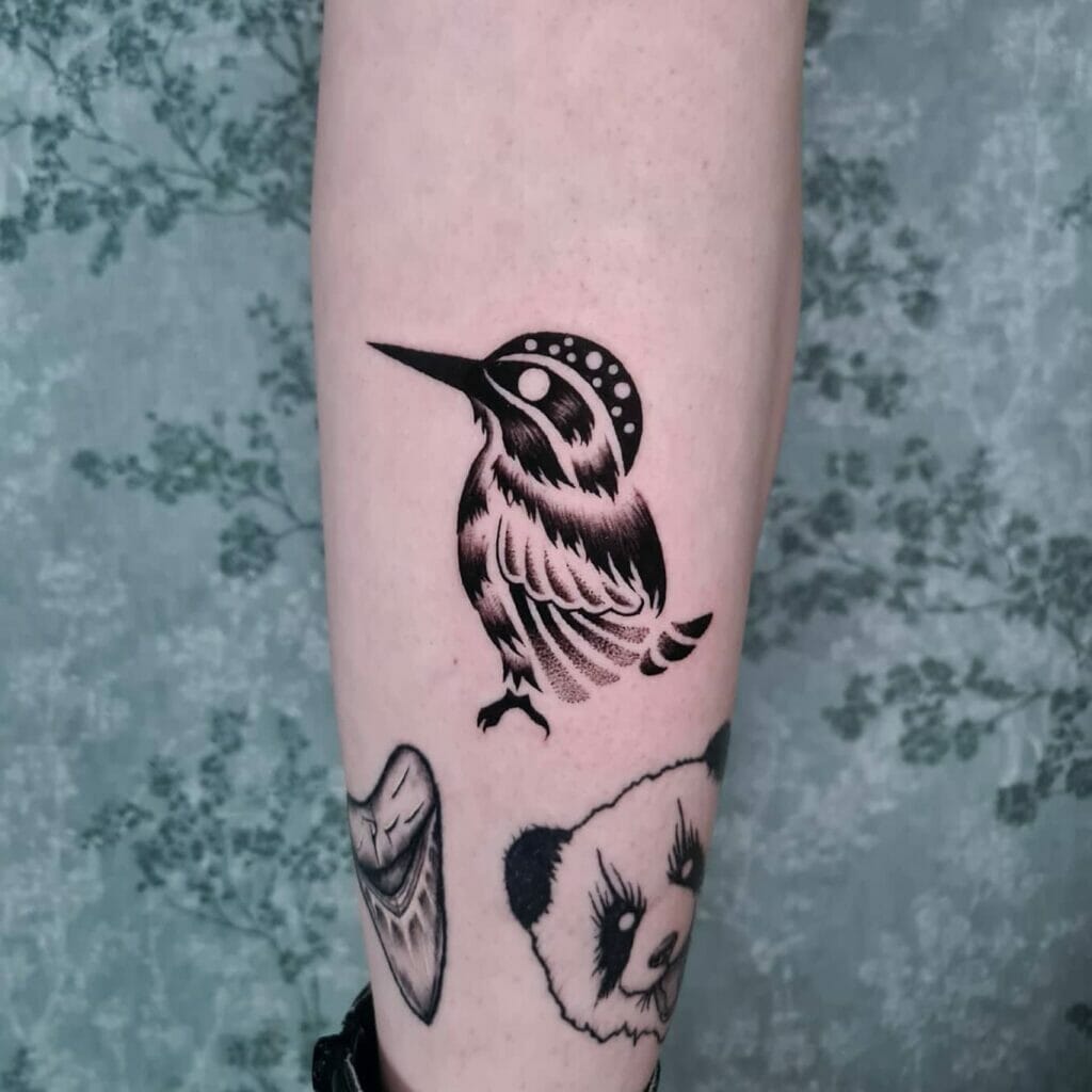Tribal Small Bird Tattoo