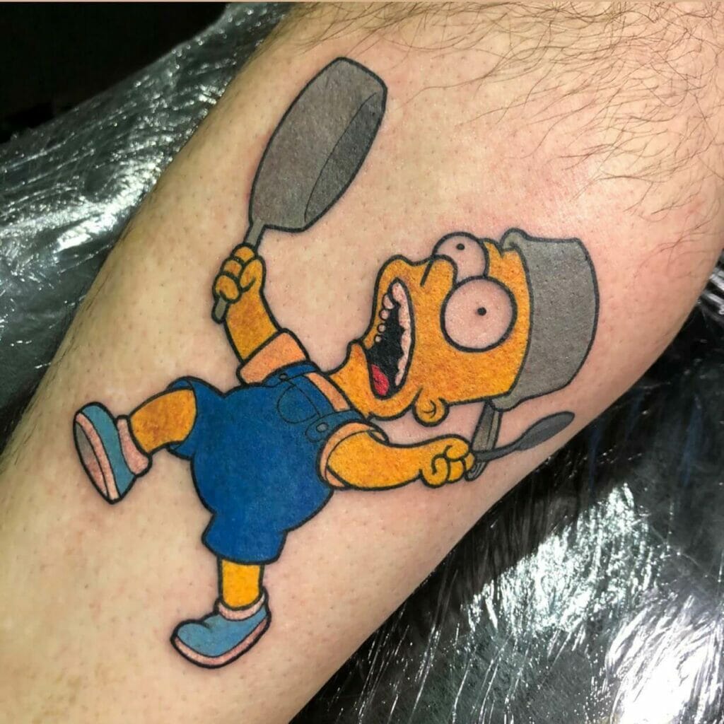The Southside Tattoo Featuring Bart Simpson