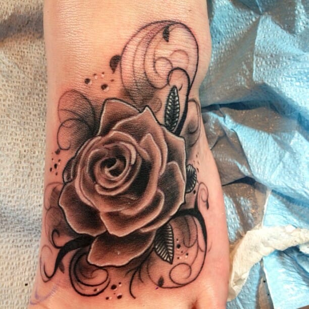 Rose Vine Tattoos