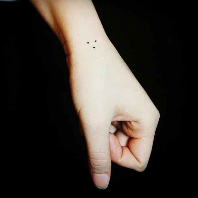 3 Dots Tattoo