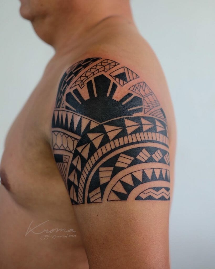 Filipino Sun Tattoo
