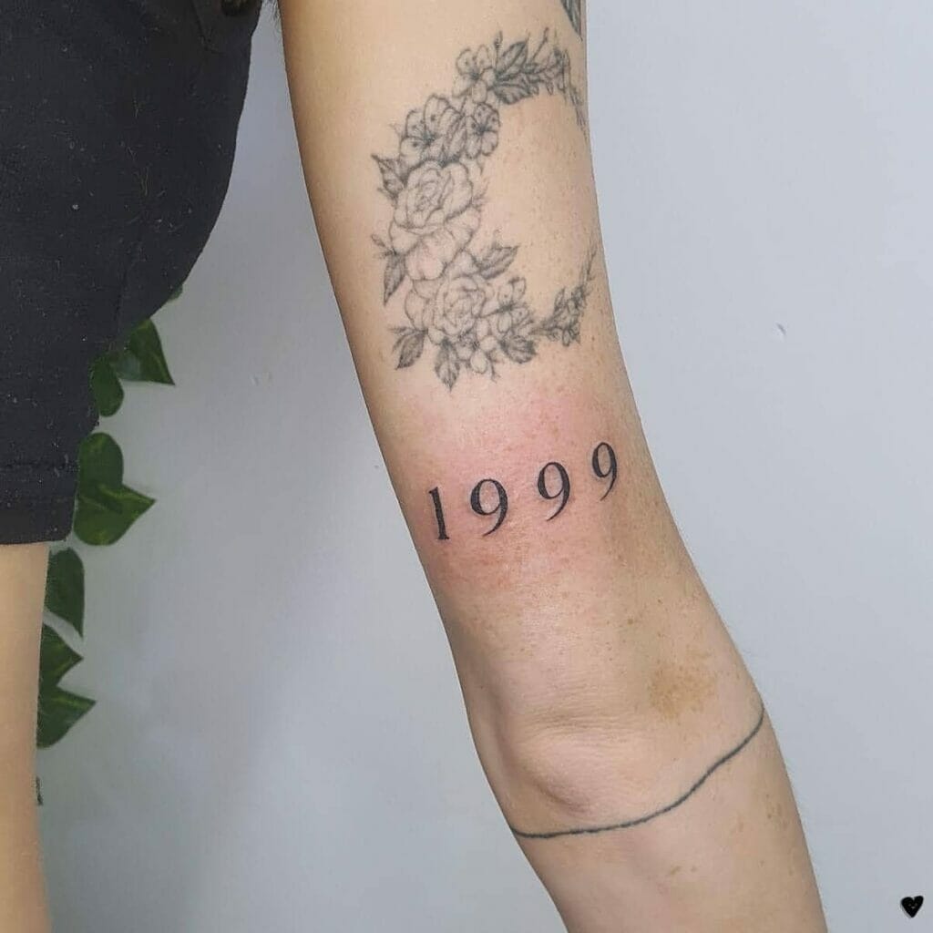 Birthdate tattoo